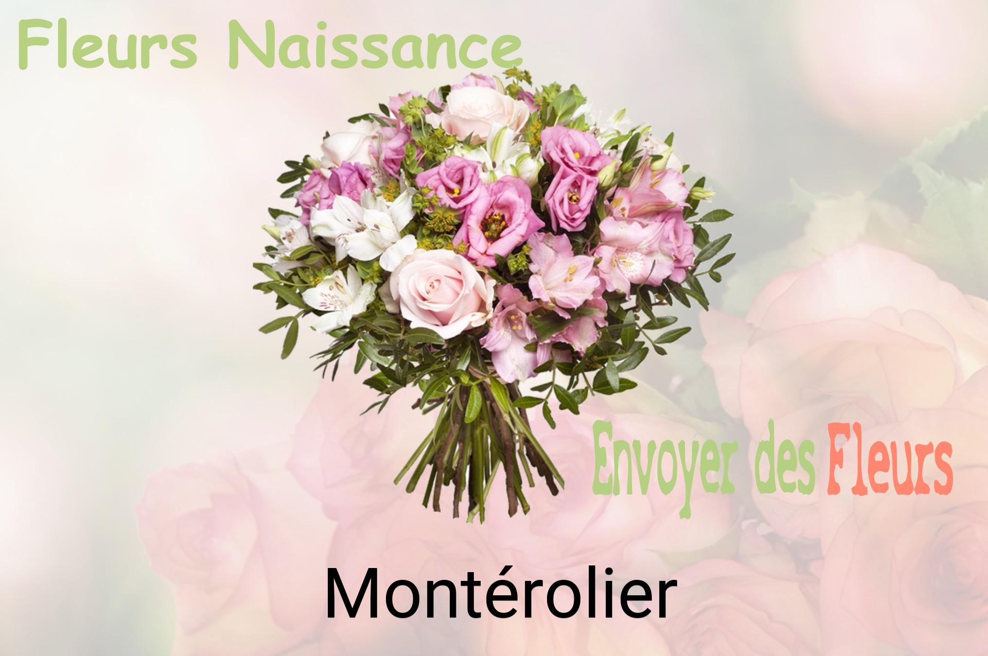 Bouquet de fleurs de naissance livré à Montérolier